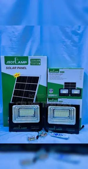 Jsotlamp T-C300+300 Twin Solar Floodlights.