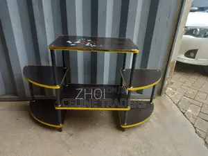 Multi-Tiered Tv Stand or Display Shelf Made of Wood