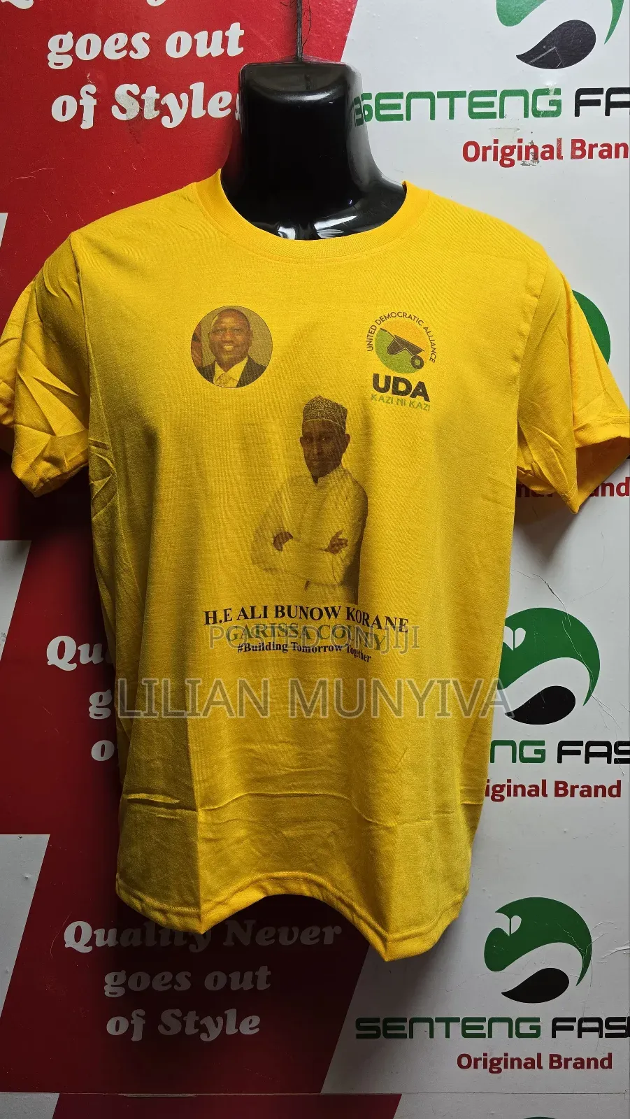 Branded Yellow Campaign T-Shirts
