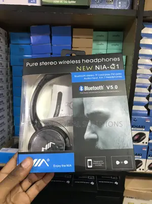 Nia-Q1 Feature-Packed Wireless Headset - 4 Ways to Listen, Great Value