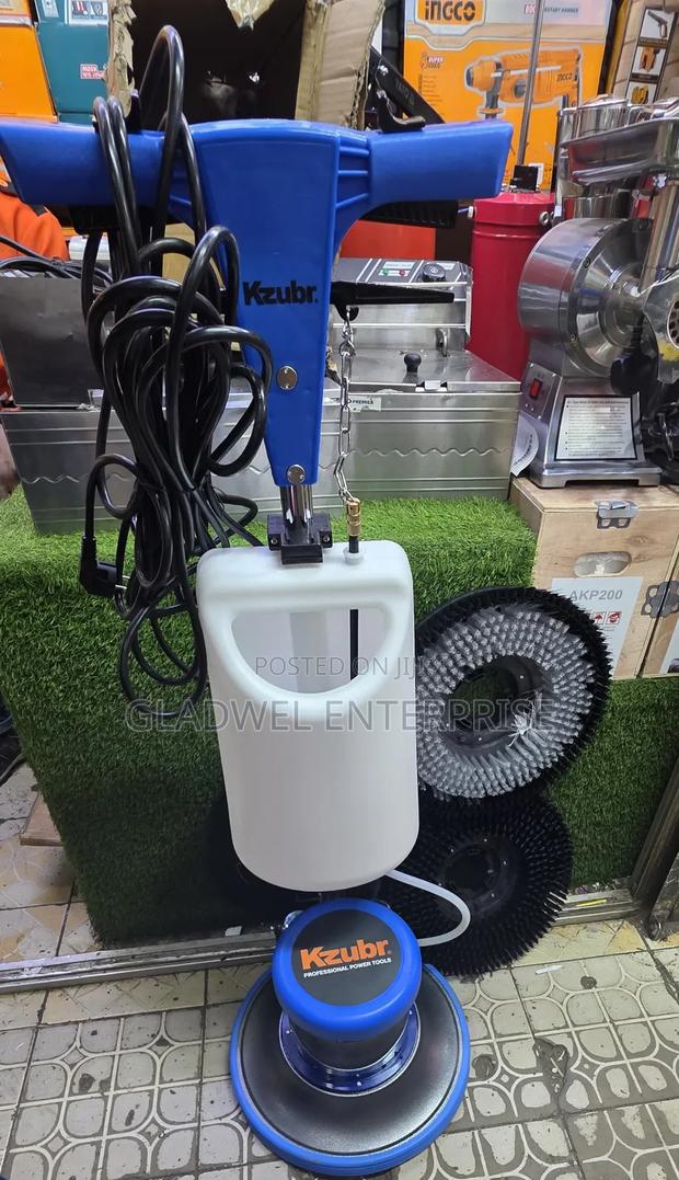 Kzubr Electric Floor Scrubber Machine With Brushes - main view