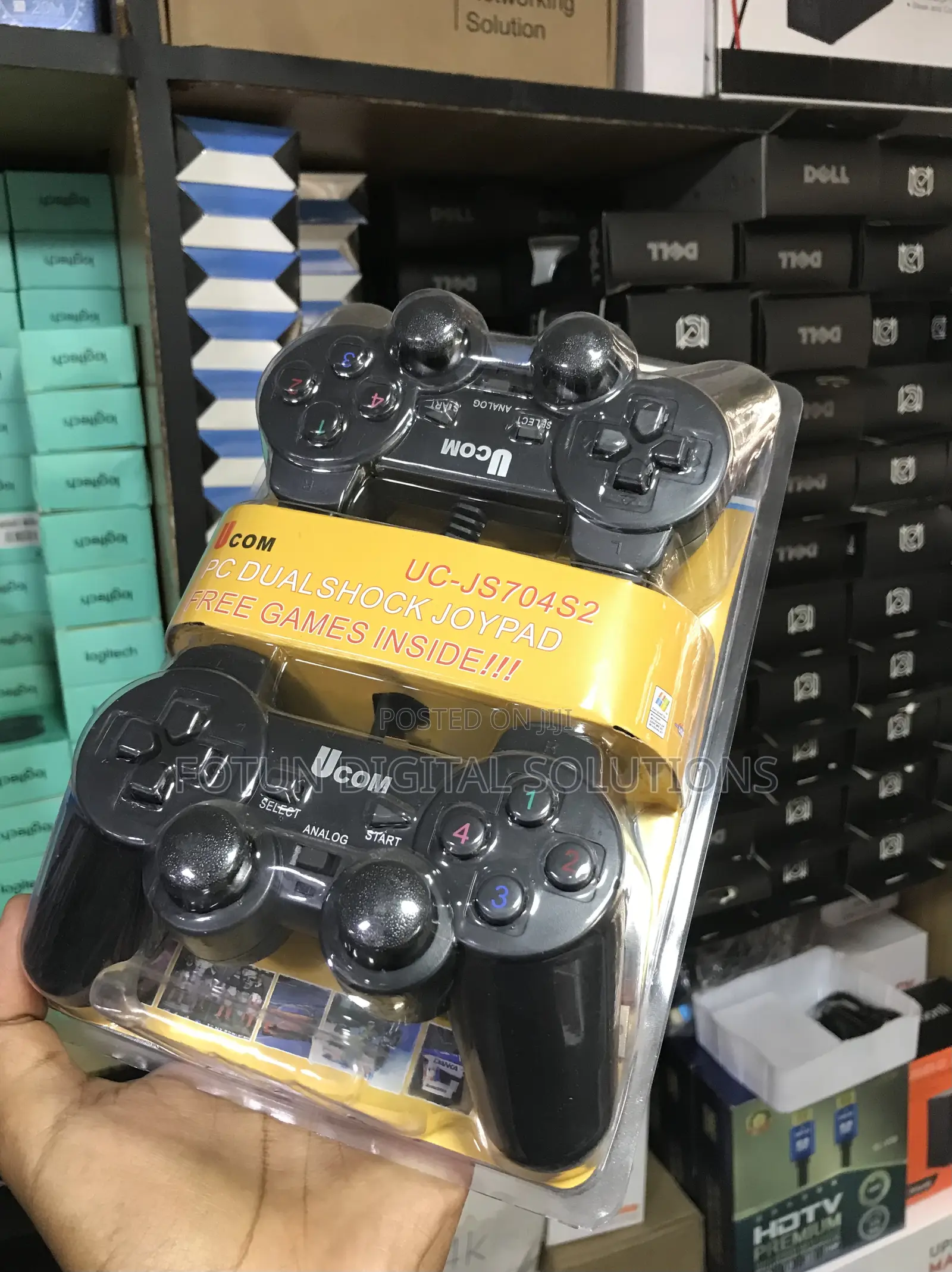 Ucom Twin Usb Joysticks-Simple 2-Player Starters for Kids Families