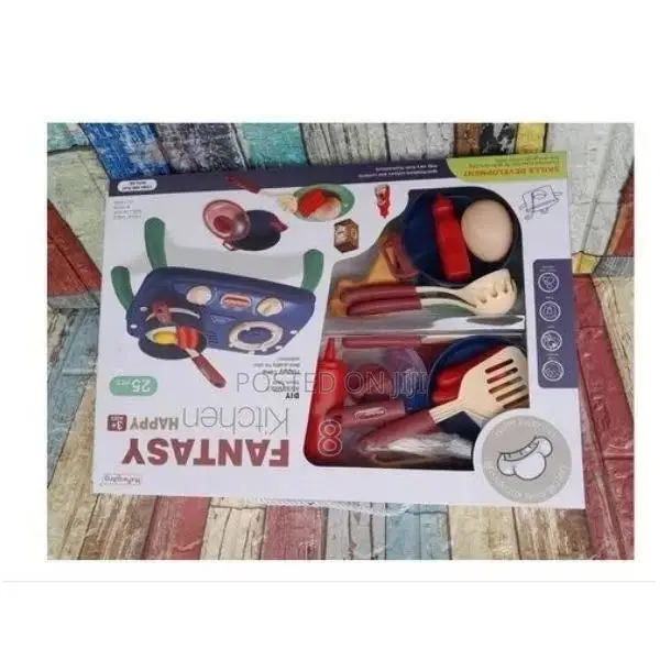 Kids Toy Kitchen With Accessories