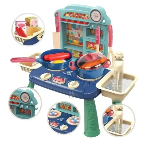 Kids Kitchen Counter Play Set