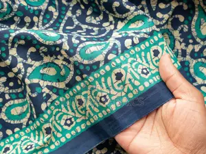 100% Cotton Fabric - Blue Green