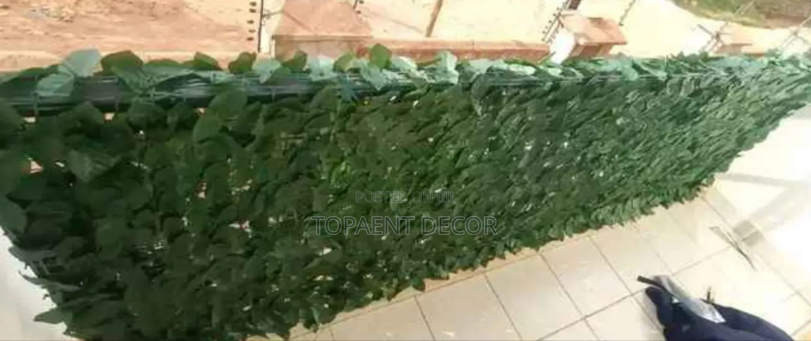 Leafy Green 3by 1m Artificial Privacy Fence