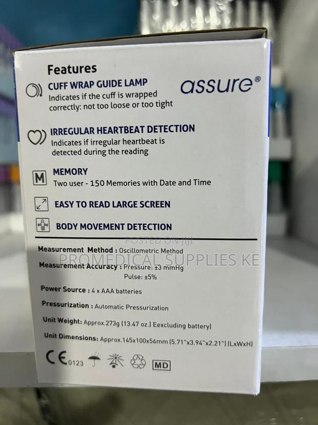 Fully Automatic Upper Arm Blood Pressure Monitor