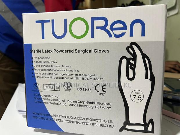 Sterile Latex Powdered Surgical Gloves