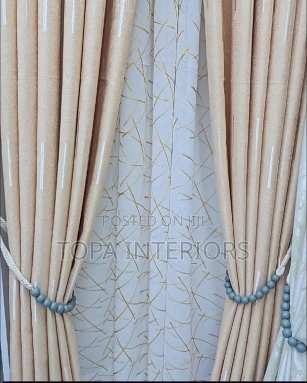 Window Covering Beautiful Beige Curtains for House Privacy
