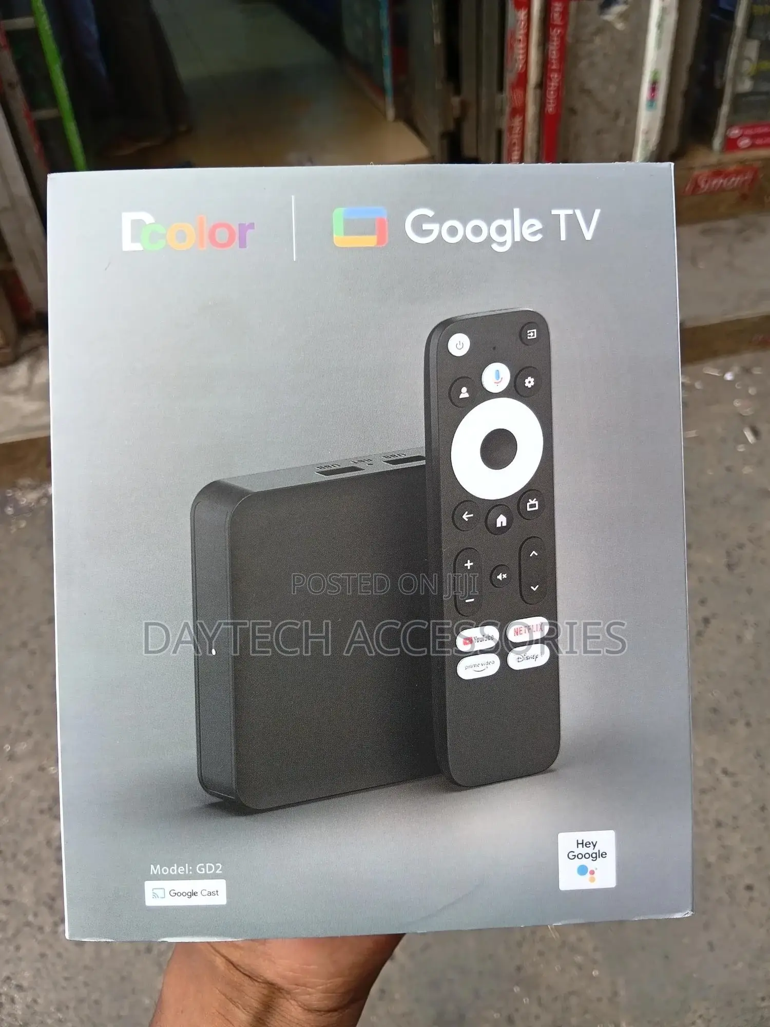 Dcolor Gd2 Google Certified GTV Tv Box Android 12 - Black