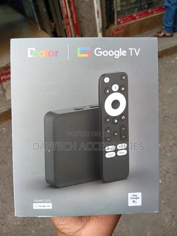Dcolor Gd2 Google Certified GTV Tv Box Android 12 - Black - thumbnail 2