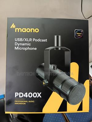 Proffessional Maono Pd400x Usb/XLR Microphone - Black - main view