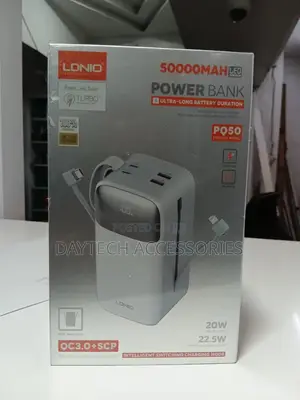 The Ldnio Pq50 50000mah Power Bank - White
