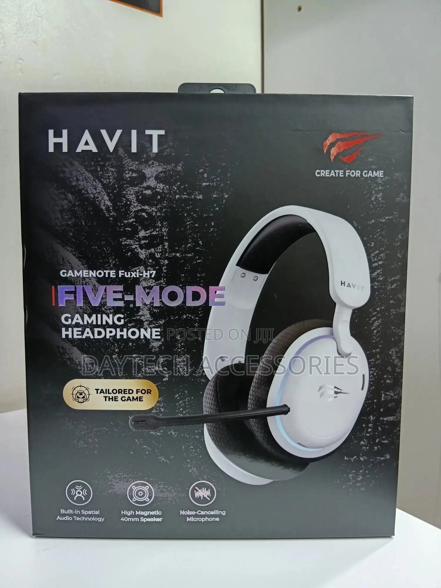 Havit Fuxi-H7 Wireless Bluetooth RGB 40mm Drivers Gaming Headset