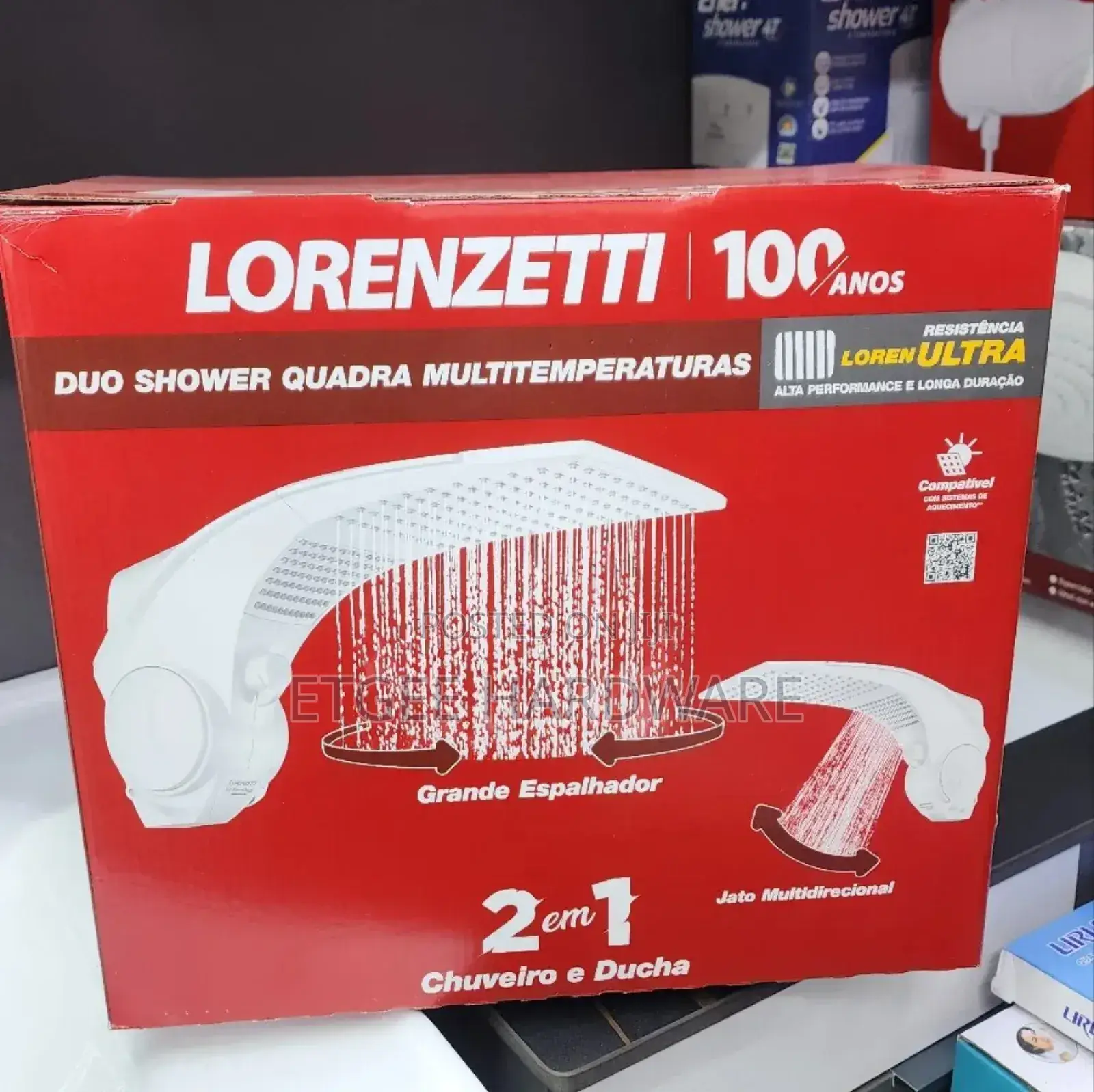 Lorenzetti 100 Anos Duo Shower