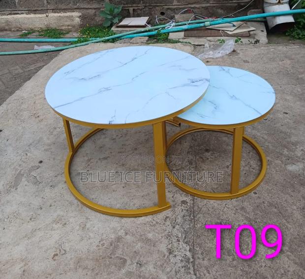 Round Marble Coffee Table - main view