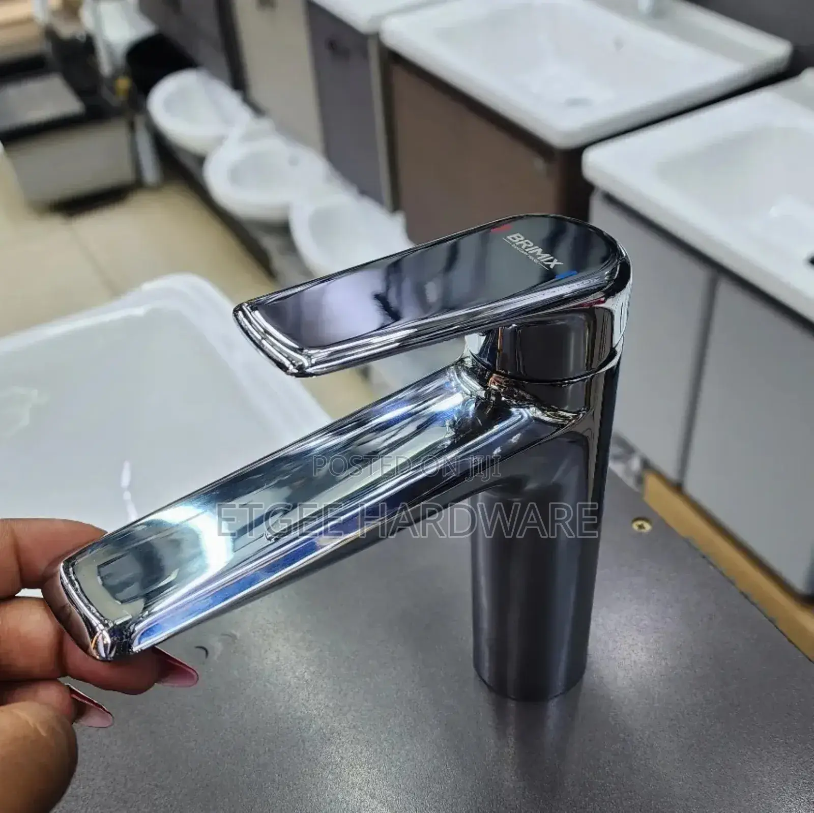 Brimix High Quality Basin Mixer Tap 1-0061d Silver