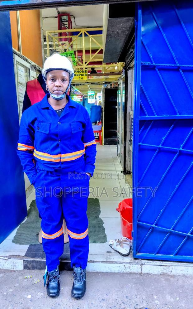 Royal Blue Overall With Reflectors