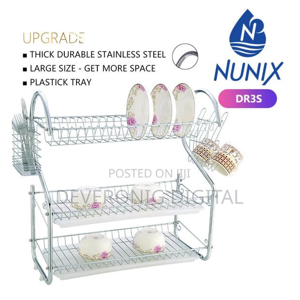Dish Rack 3 Layer Stainless