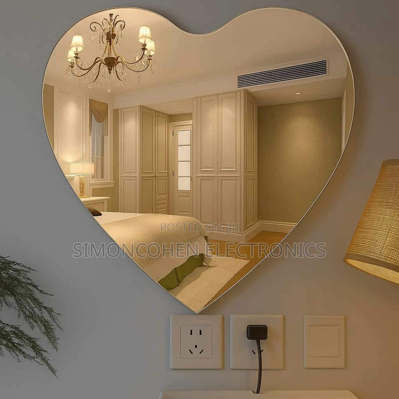 Heart Shaped Acrylic Mirror