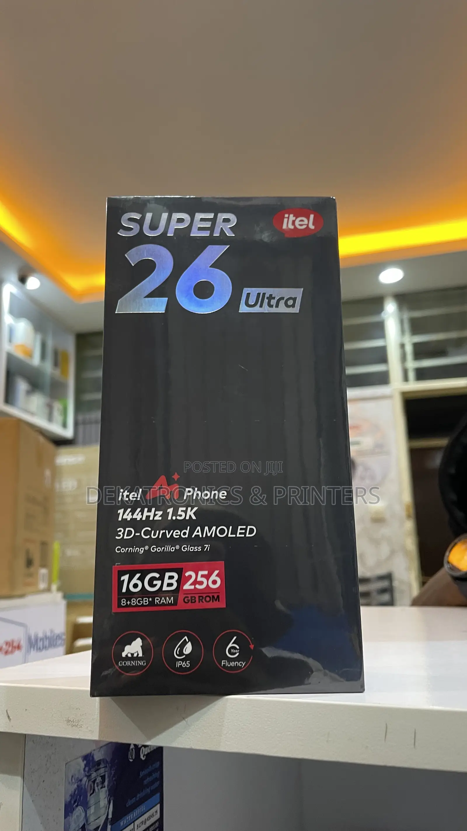 New Itel S26 Ultra 256 GB Gold