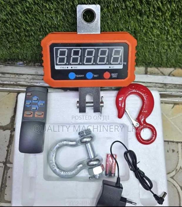 1000kg Heavy Duty Crane Weighing Scale – Digital Hook Scale