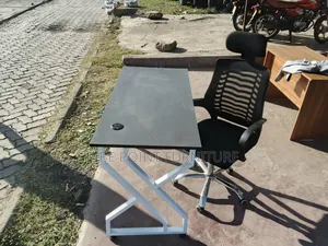 Executive Office Chair and Metallic Study Table Available