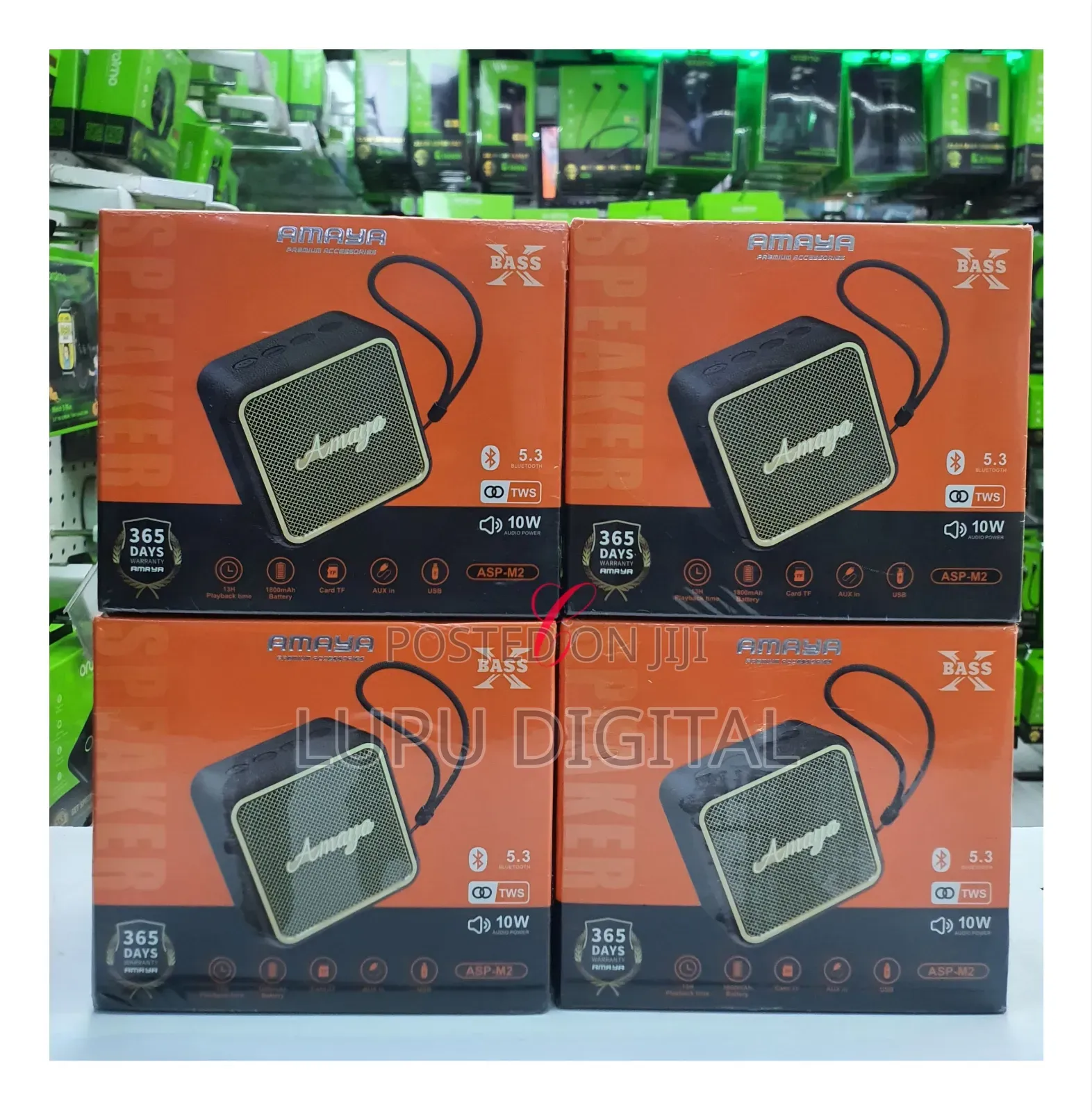 Amaya Asp-M2 *10w 13hrs Playtime* Bluetooth TWS Speaker