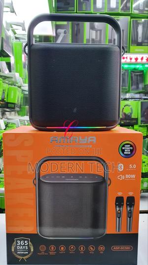 Amaya Asp-Sc500 Wireless Bluetooth Speaker – Compact Powerful Audio - thumbnail 2