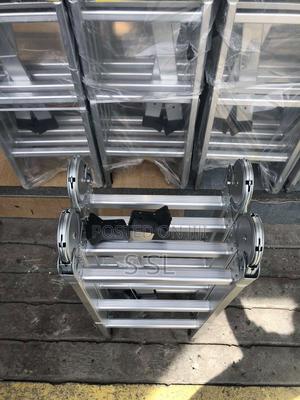 Foldable Aluminium Multipurpose Ladder 4x3 - thumbnail 2