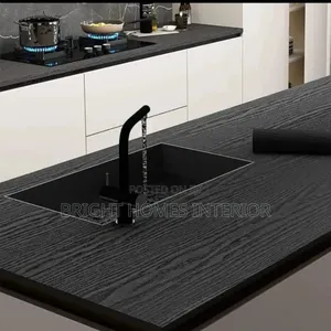Black Water Resistant Woodeffect Peel And Stick Contact Paper