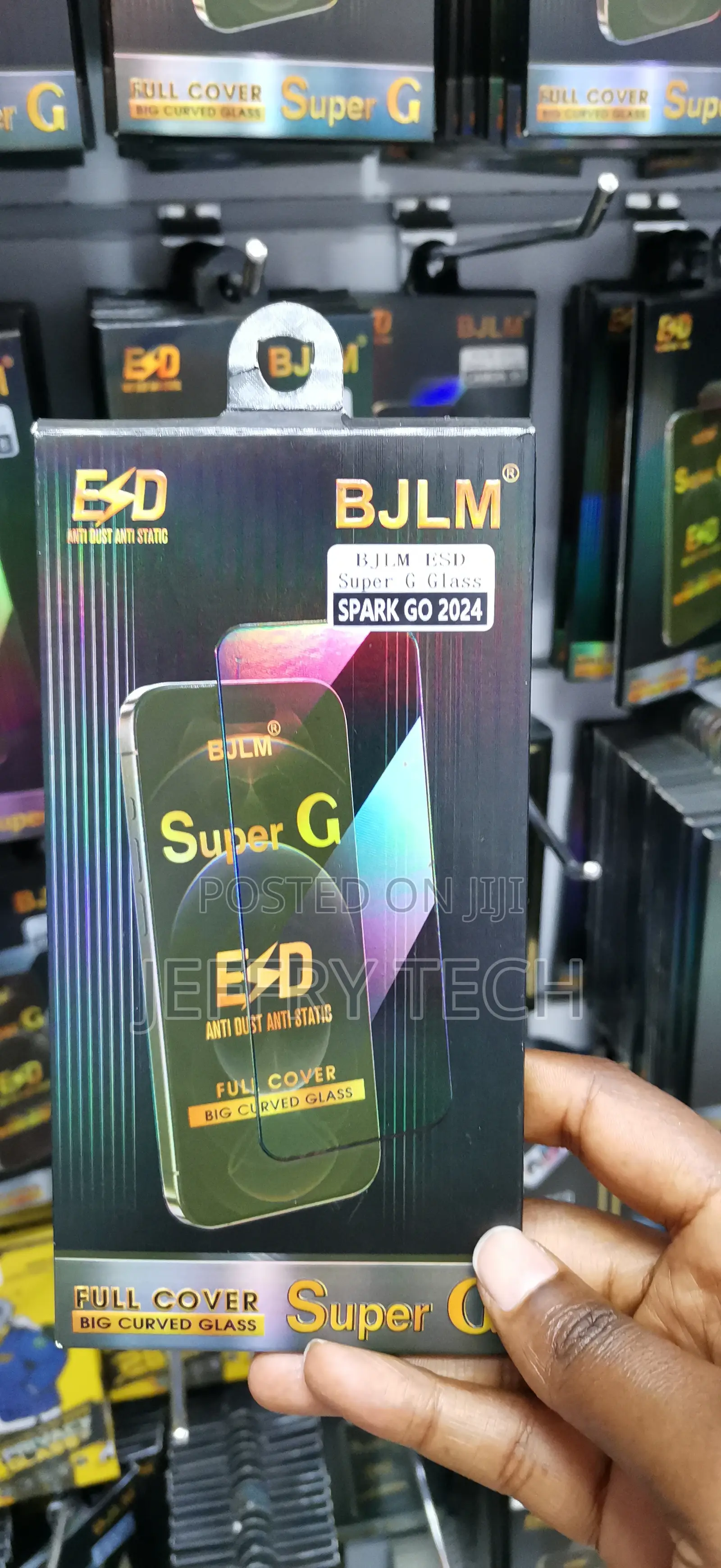 Heyansh Tempered Glass Screen Protector for Tecno Spark Go 2024