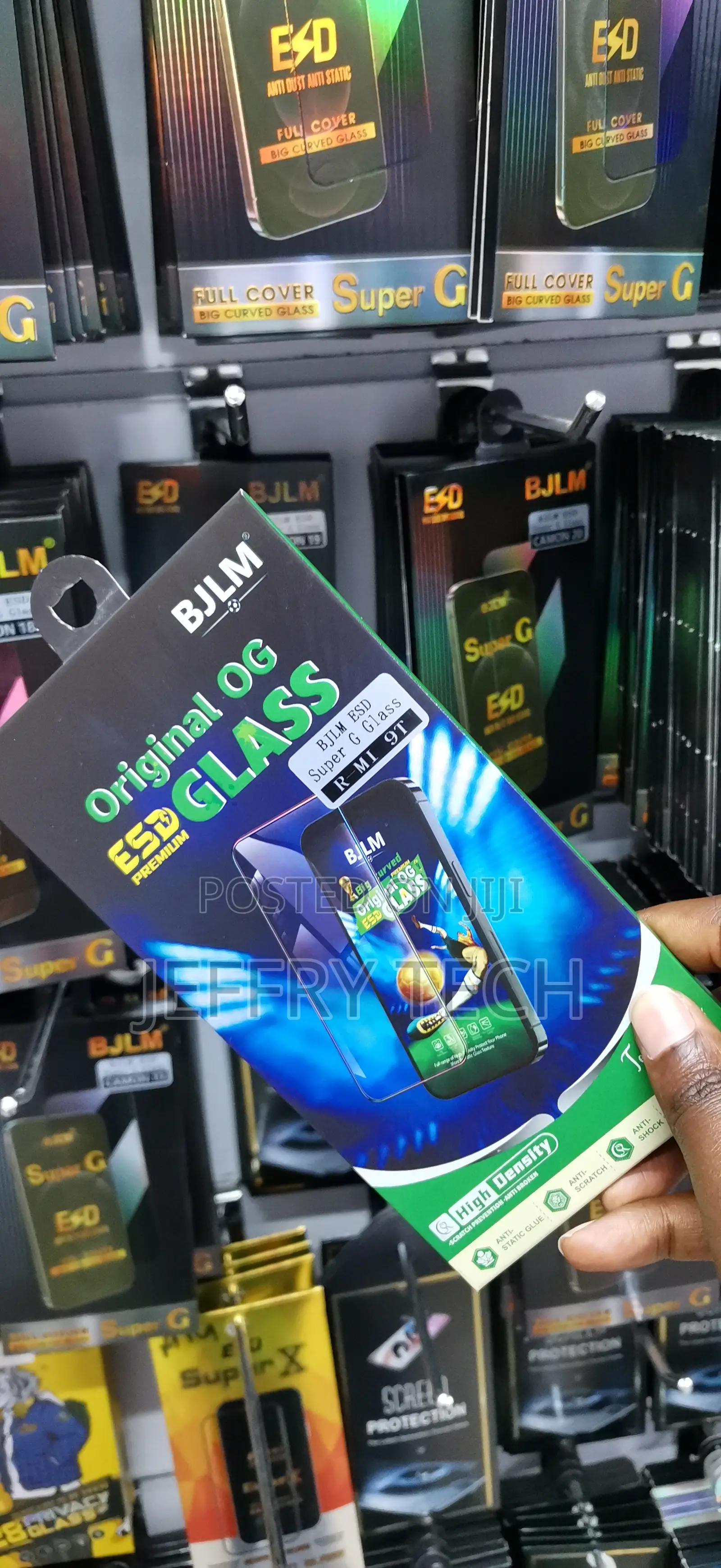 Linlo Tempered Glass Screen Protector Compatible for Redmi 9t
