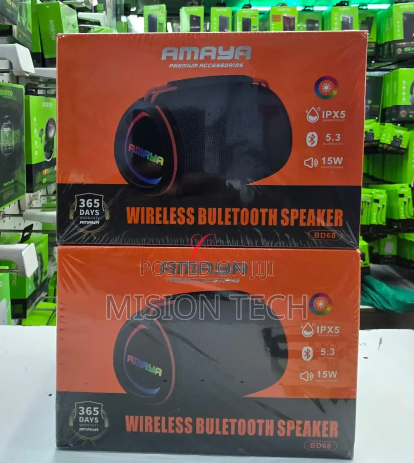 Amaya Bd68 *15w* Wireless Bluetooth Speaker 