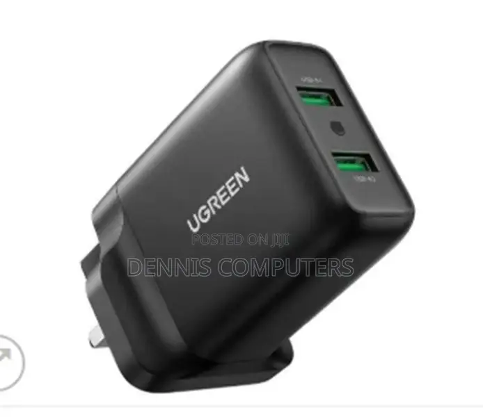 Ugreen Usb Fast Charger Uk (Black)