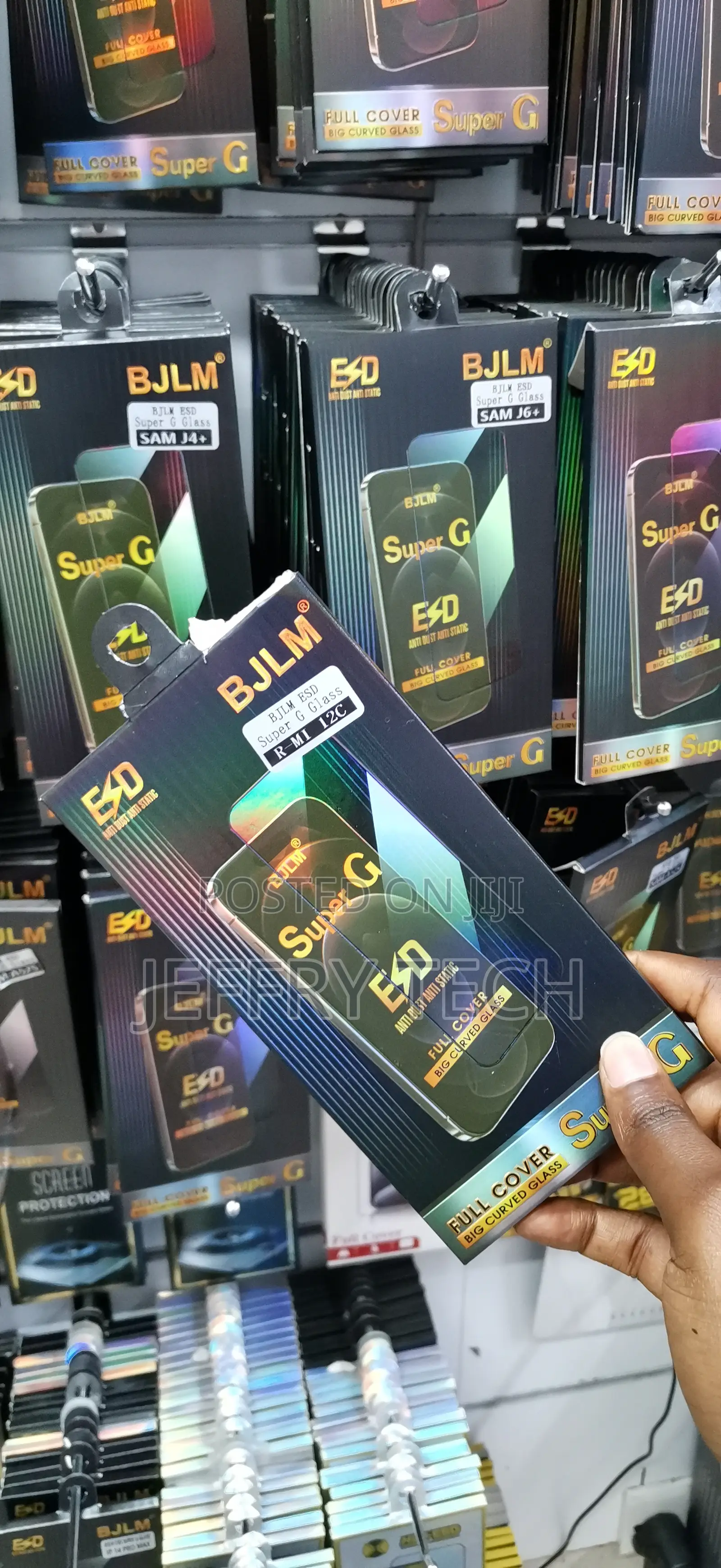 Printz Tempered Glass Screen Protector for Redmi 12c
