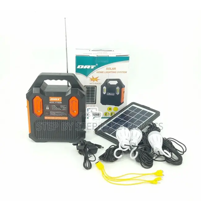 Quality Ensured Portable Home Solar Lighting System Kit With Usb