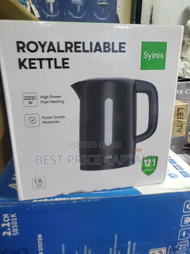 Water Kettle 1.7l
Syinix