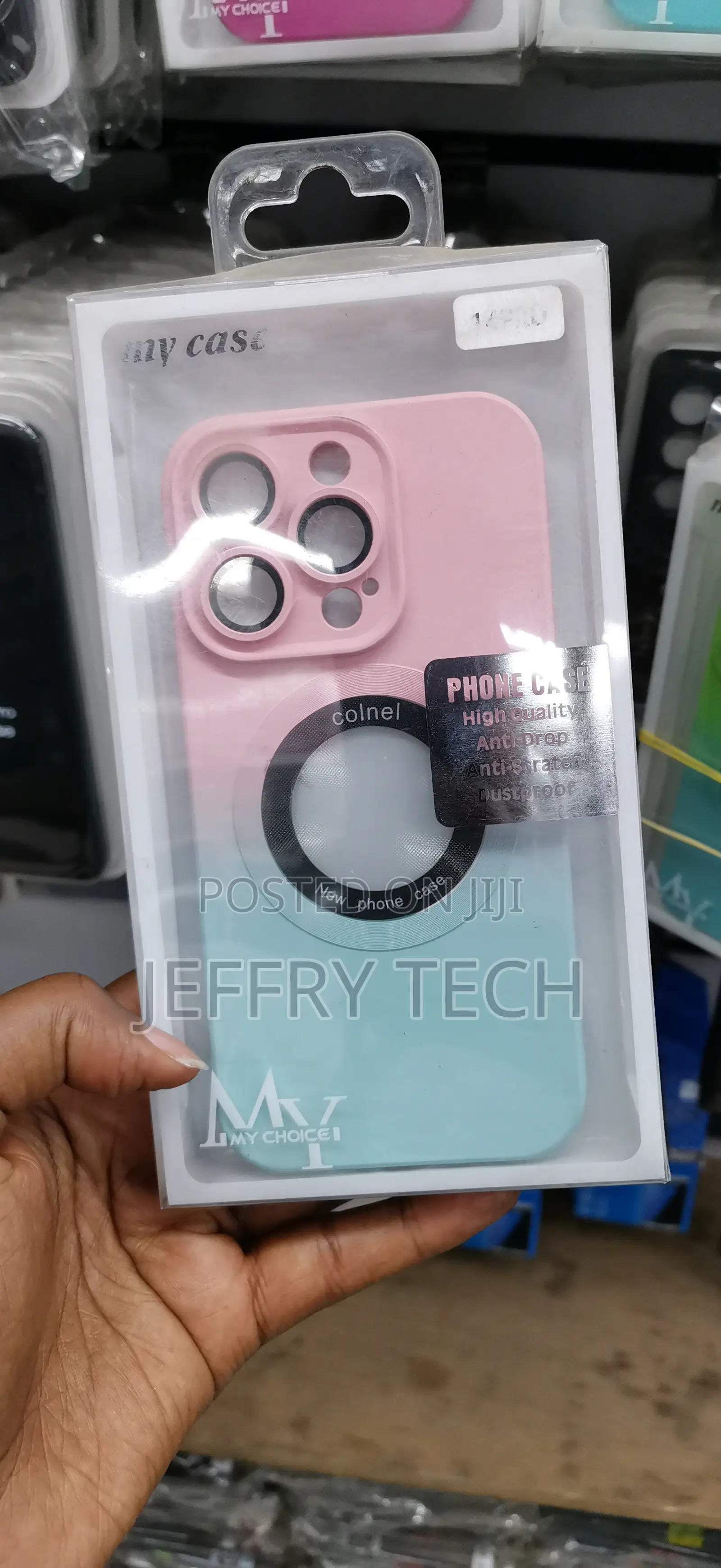 Shiker Colnel iPhone 14 Pro Magsafe Case With Logo Cut and Lens Cover