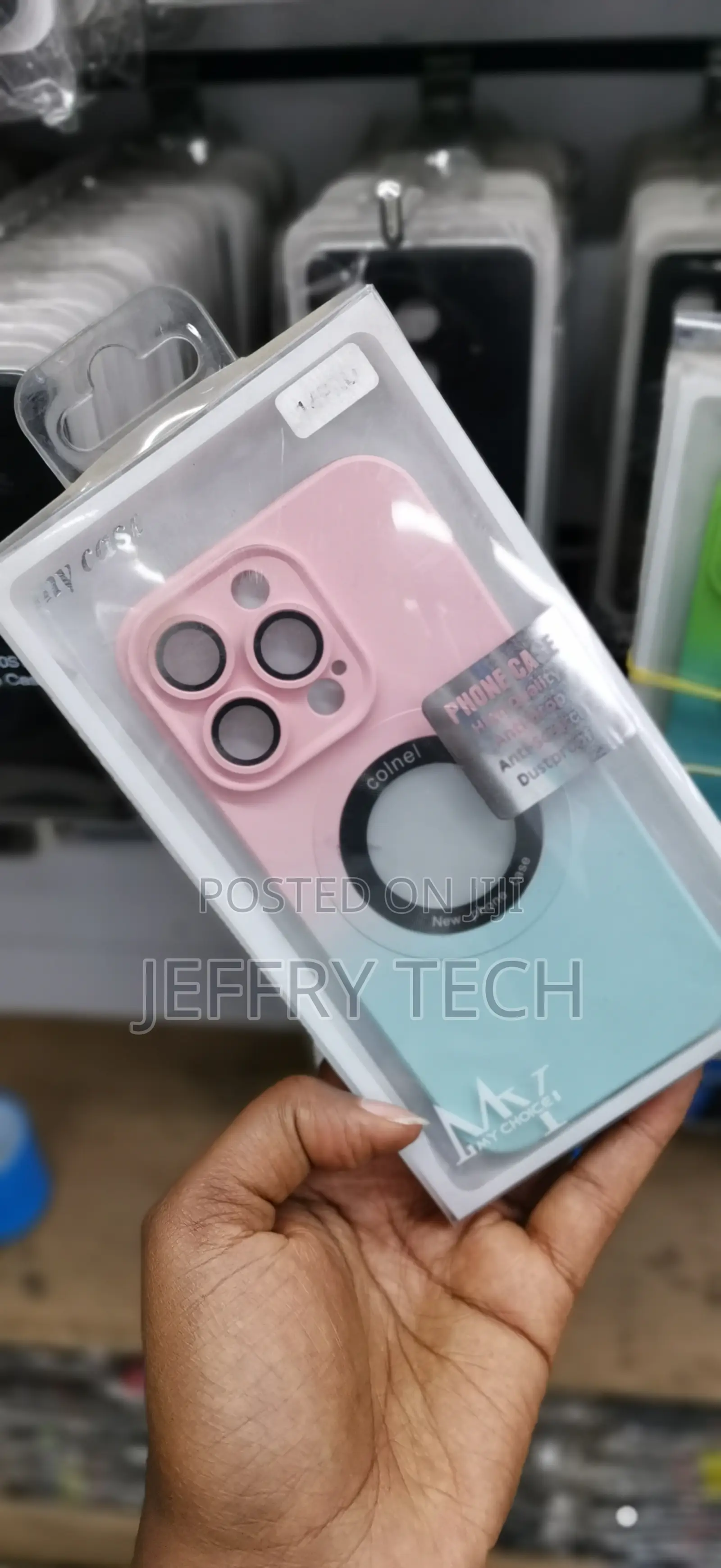 Shiker Colnel iPhone 14 Pro Magsafe Case With Logo Cut and Lens Cover