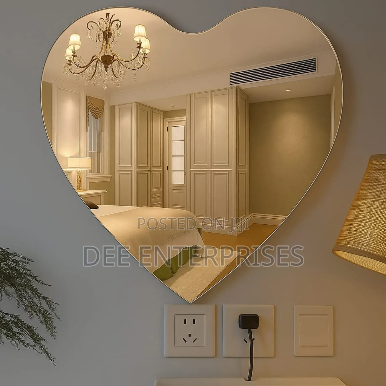 Heart Shaped Acrylic Mirror