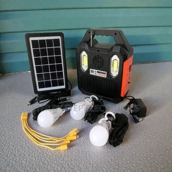 Reliable Quality Portable Home Solar Lighting System Kit With Fm Radio