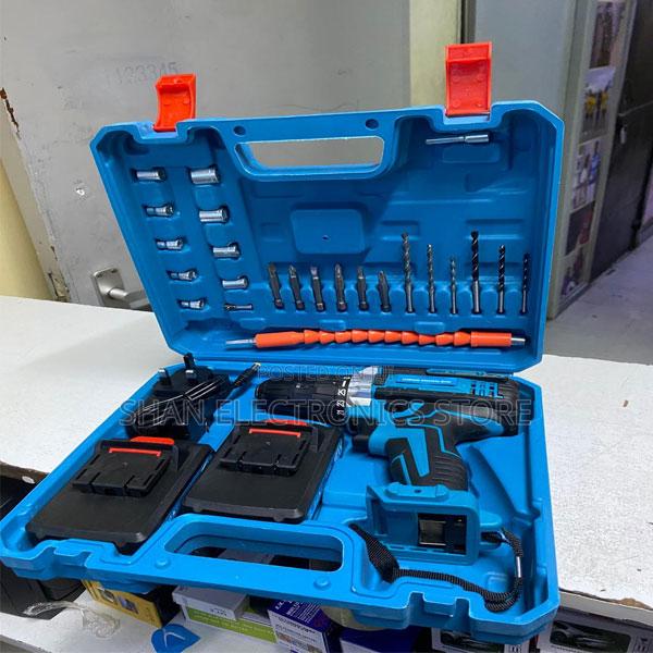 Electric Drill Kit With Charger Batteries