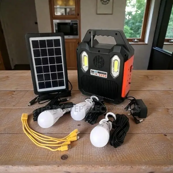 Stable Performance Portable Home Solar Lighting System With Fm Radio