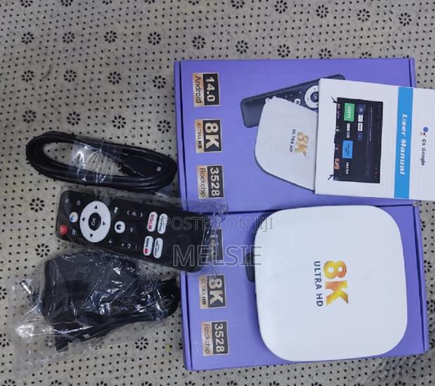 Ultrapicture Quality H96 Max Android 14 Smart Tv Box 4gb + 128gb