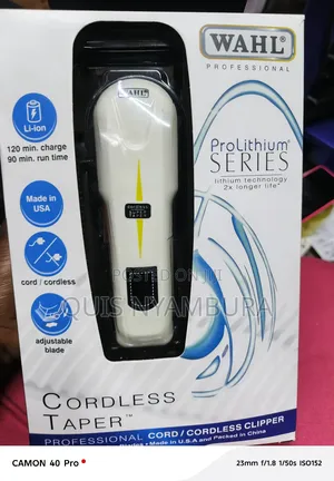 Cordless Wahl Clipper/ Electric Hair Shaving Machine Wahl