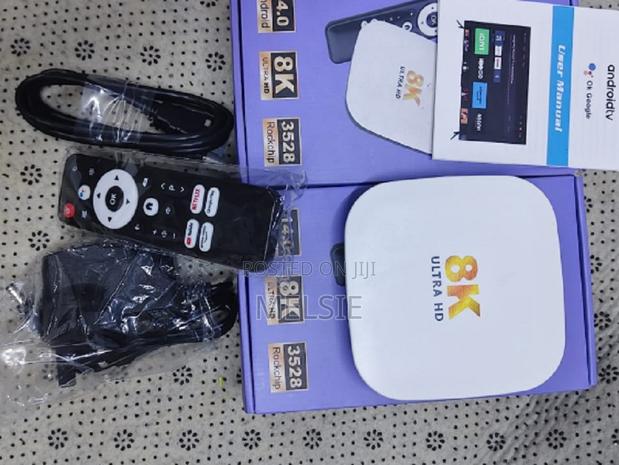 Ultra Hd Picture Quality H96 Max Android 14 Smart Tv Box 4gb 128gb