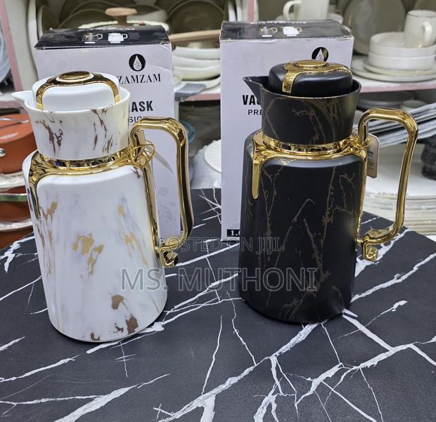  1 L Marble Pattern Elegant Vaccum Flask. - thumbnail 3