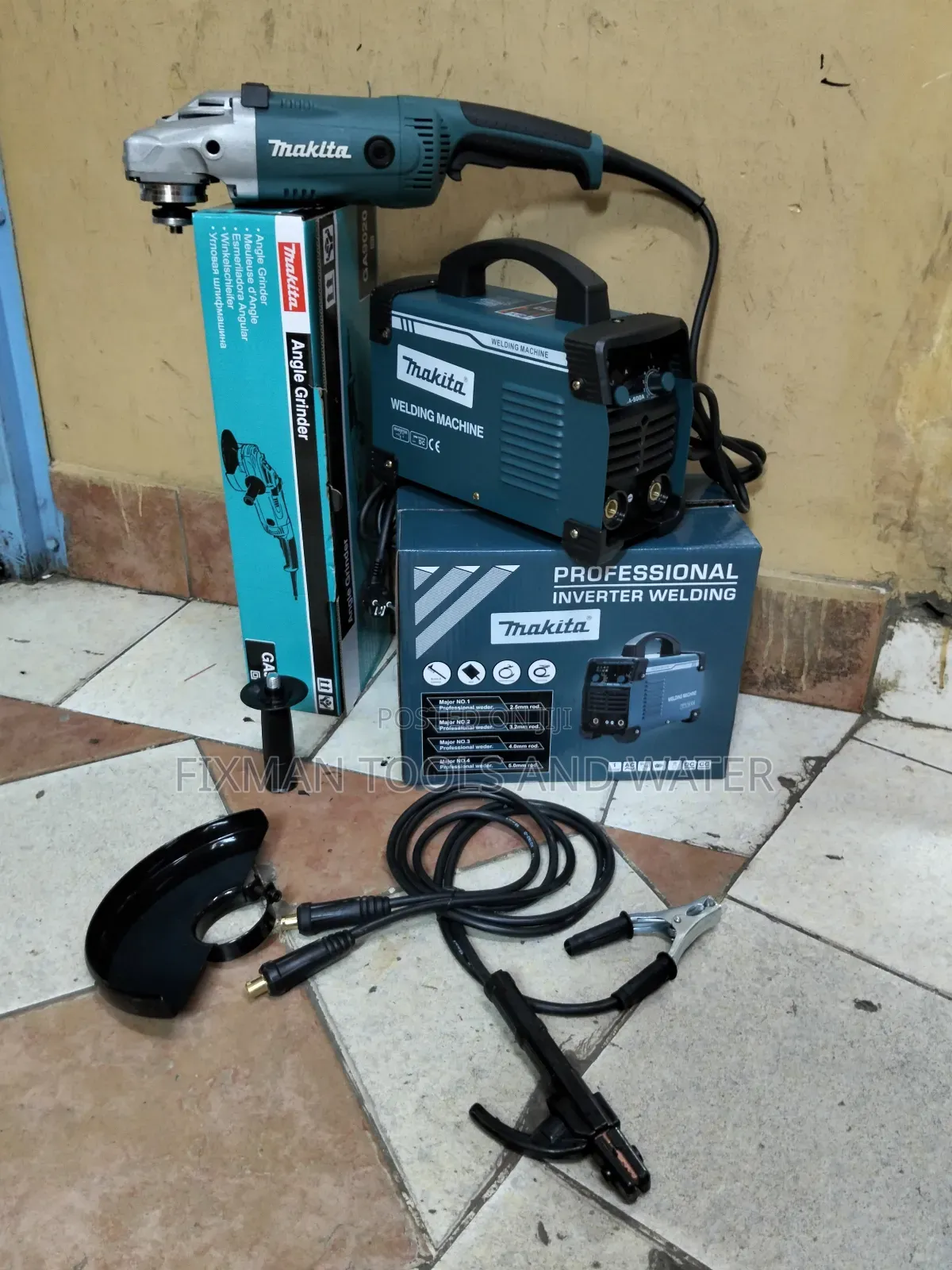 Makita Welding Combo Welding Machine+Grinder 9 Inches