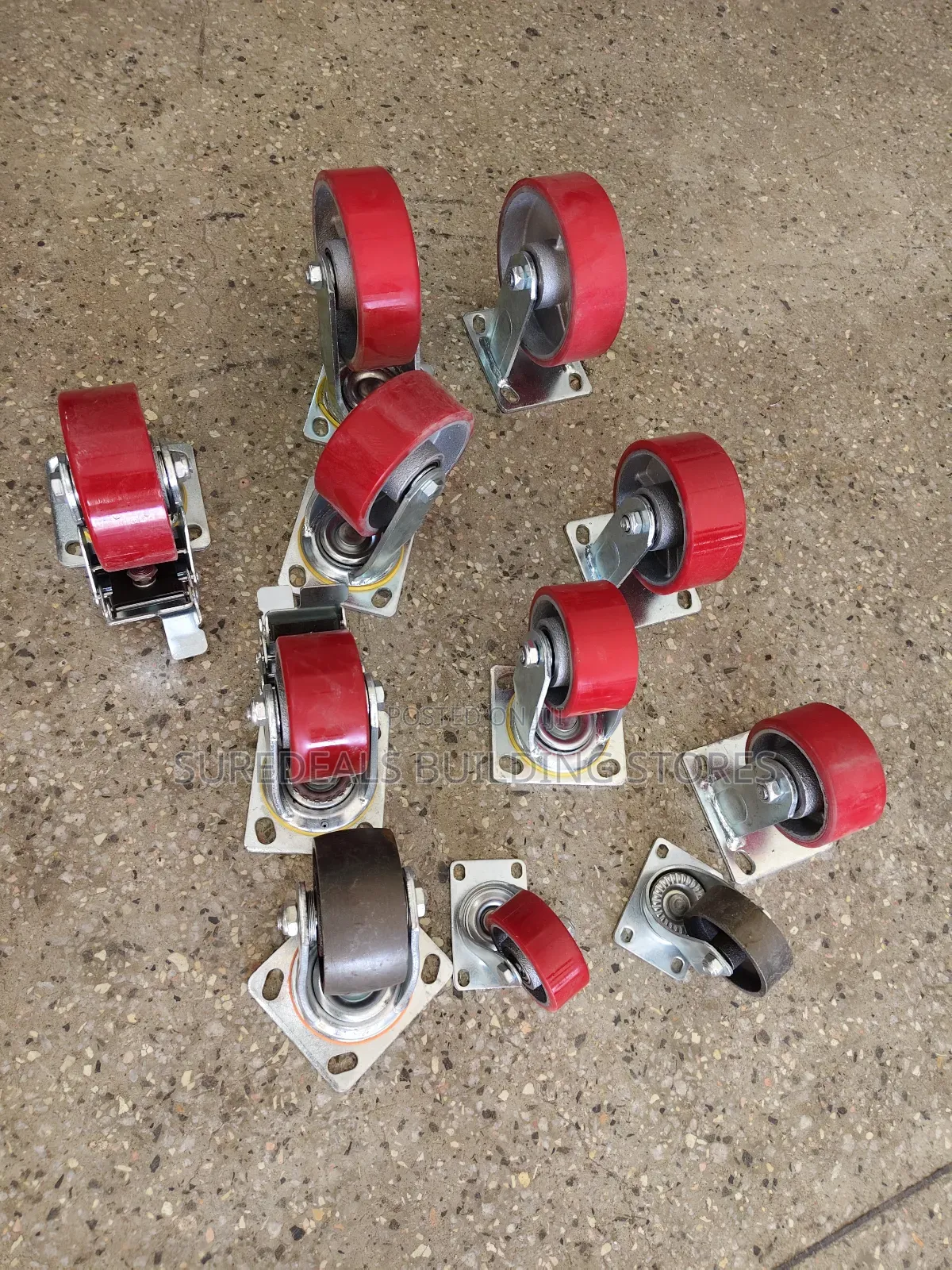 Castor Wheels Pu Swivel 75mm